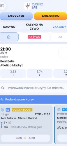 Casino Lab — bakarat na żywo