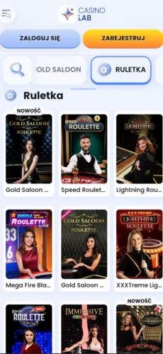 Casino Lab — kasyno live z krupierem
