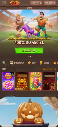 Stone Vegas Menu
