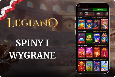 Legiano Casino automaty online i katalog slotów