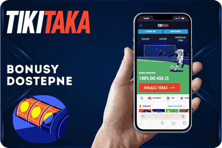 Bonusy dostępne w TikiTaka Casino