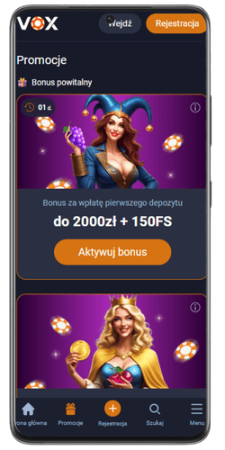 Vox Casino promocje
