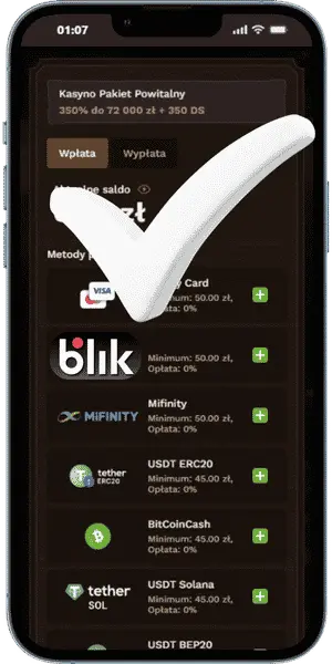 Blik casino online Potwierdź przelew w banku