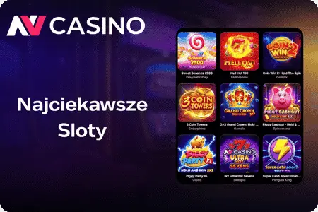 Najciekawsze sloty dostępne w NVcasino